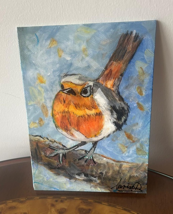 Pajarito naranja