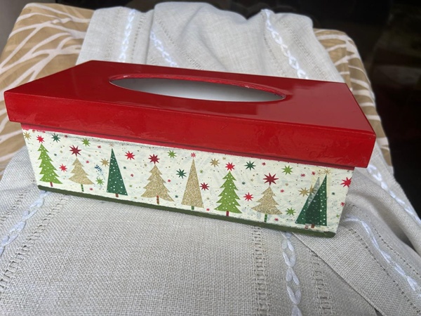 Caja tissue navideño