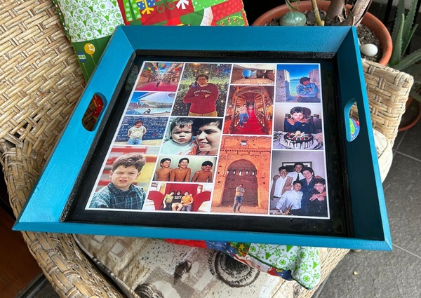 Azafate con fotos