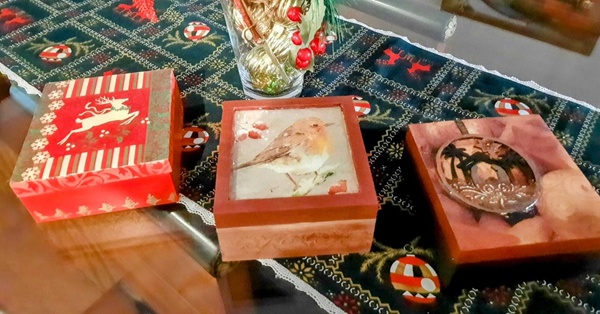 Conjunto navideño. (Precio unidad)