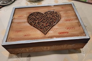 Corazón de flores