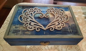 Corazón plateado