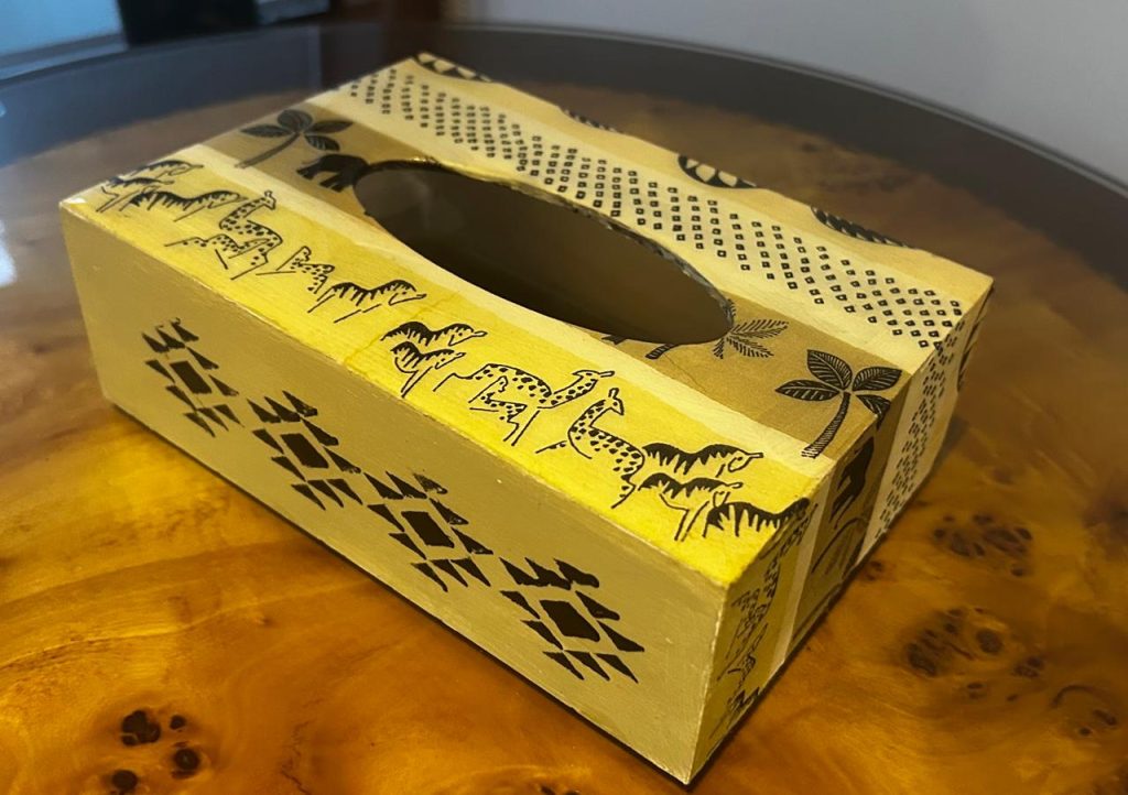 Caja de pañuelo Africa